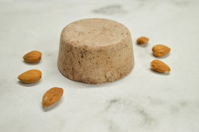 Close-up of cookies on table