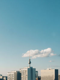 Buildings in city fernsehturm berlin 