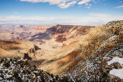 Scenic view of mountains