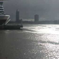 View of city at waterfront