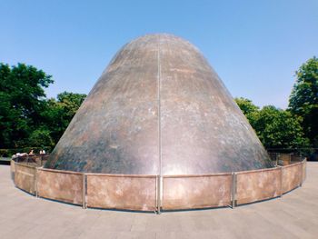 Trees against clear sky