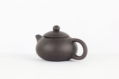 Close-up of drink against white background