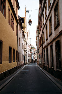 Street amidst buildings in city