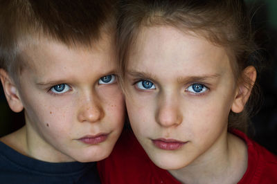 Close-up portrait of boy