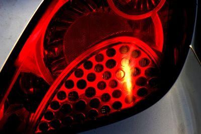 Close-up of red object