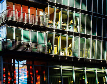 Low angle view of modern building