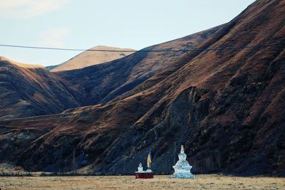 Panoramic view of mountain against sky