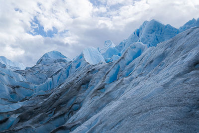 Detail view of perito moreno glacier