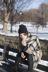 Portrait of a stylish young woman