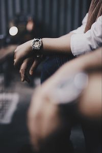 Close-up of woman hand holding cigarette