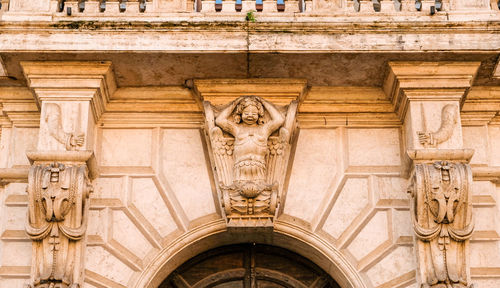 Facade of historic building