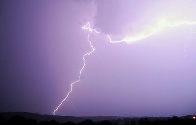 Thunderstorm at night