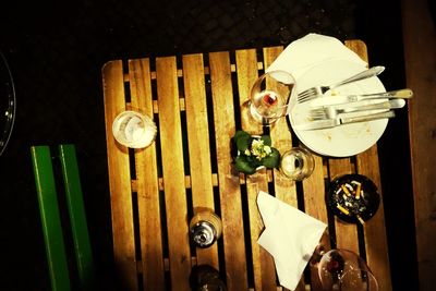 Close-up of tree stump