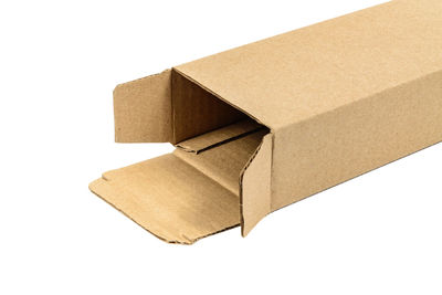 High angle view of papers against white background