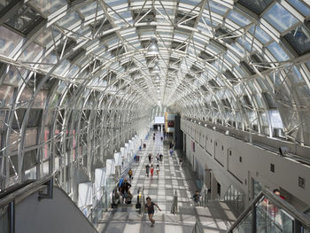 Interior of shopping mall