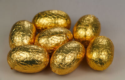 Close-up of candies on table