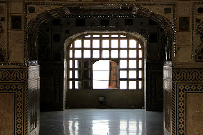 Entrance of historic building