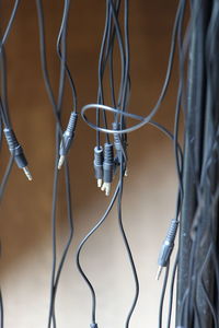 Close-up of cables