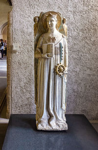 Statue of buddha in building