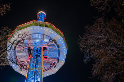 Ferris wheel at night