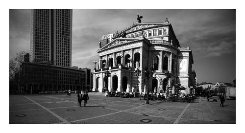 Facade of historical building