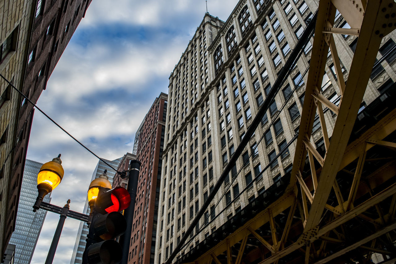 LOW ANGLE VIEW OF BUILDINGS