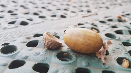 Close-up of fruits on table