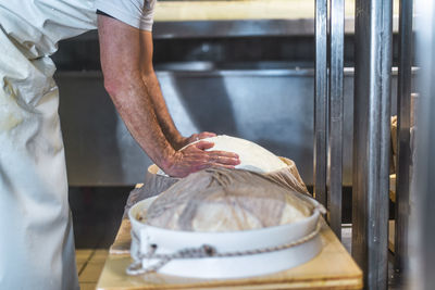 Local cheese production dairy in northern italy