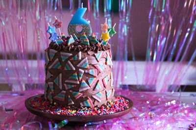 Close-up of christmas decorations