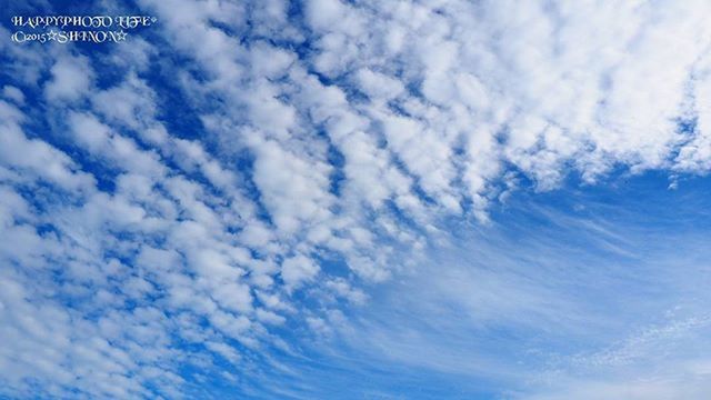 sky, cloud - sky, low angle view, cloudy, blue, tranquility, beauty in nature, backgrounds, nature, cloud, scenics, cloudscape, full frame, sky only, tranquil scene, white color, outdoors, day, no people, idyllic