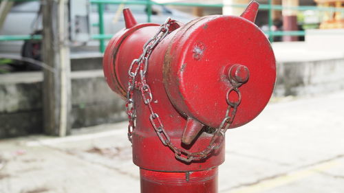 Close-up of fire hydrant