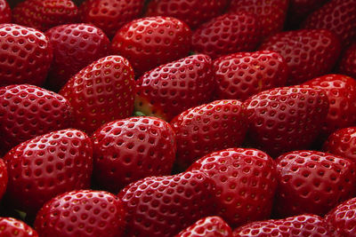 Full frame shot of strawberries