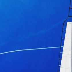 Low angle view of blue sky