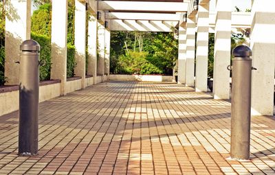 Empty walkway