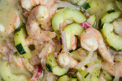 Full frame shot of food