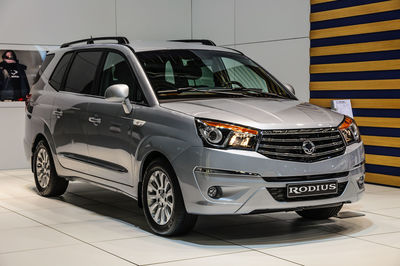 View of motorcycle parked at roadside