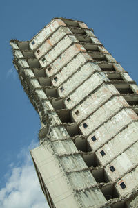 Low angle view of building against clear sky