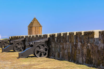 Old ruins against clear sky