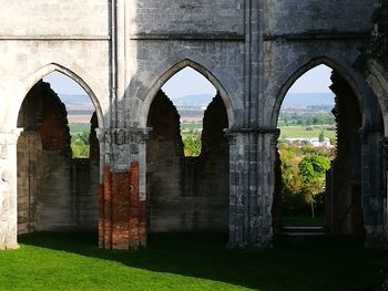 Archway of historic building