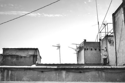 Low angle view of building against sky