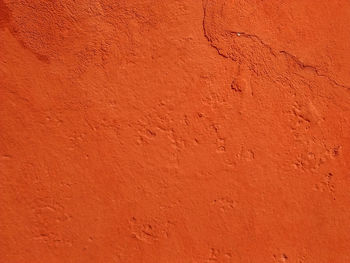 Full frame shot of orange wall