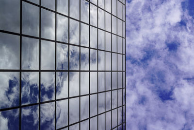 Low angle view of buildings against sky