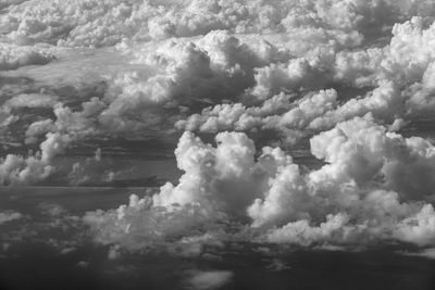 Low angle view of storm clouds in sky