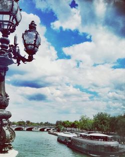 Scenic view of river against sky