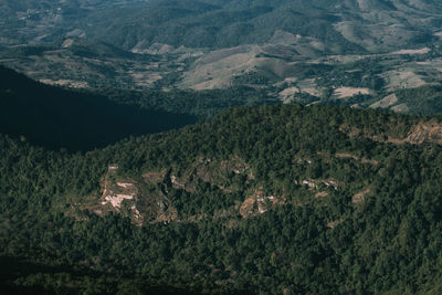 High angle view of landscape