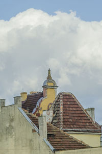 Low angle view of building against sky