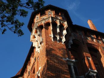 Low angle view of building against sky