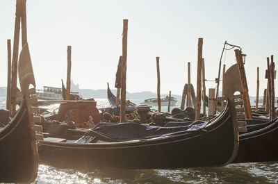 Boats in canal