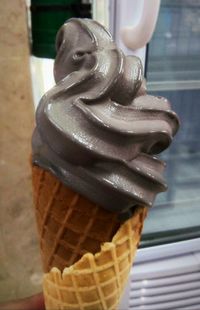 Close-up of ice cream cone