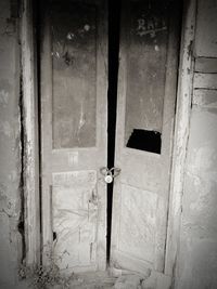 Full frame shot of closed door